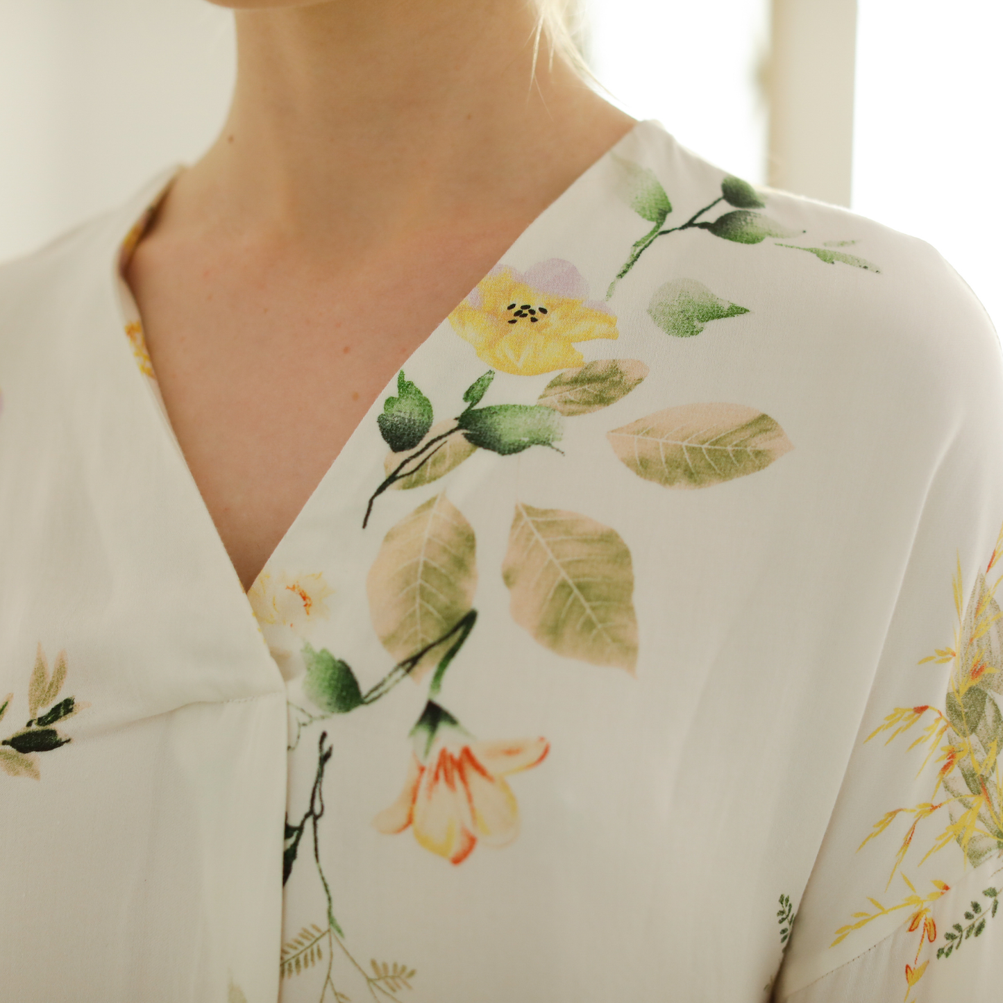 DrifWoo - Floral Pajamas Set Fashion Sleepwear Women Comfy PJS: L