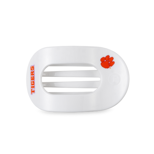TELETIES - Flat Round Hair Clip | Medium | Go Tigers!
