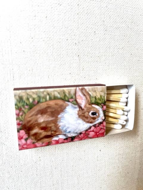 Rustic Nester - Customized matchbox, matches for candles, party favors, gift