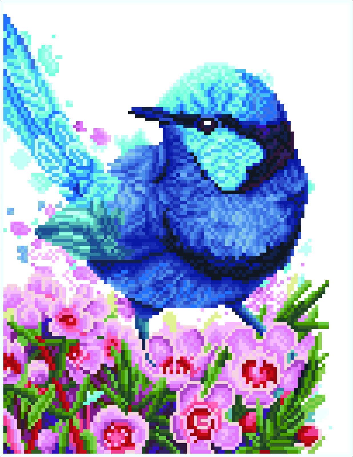 DIAMOND DOTZ® - Splendid Fairy Wren (Square)