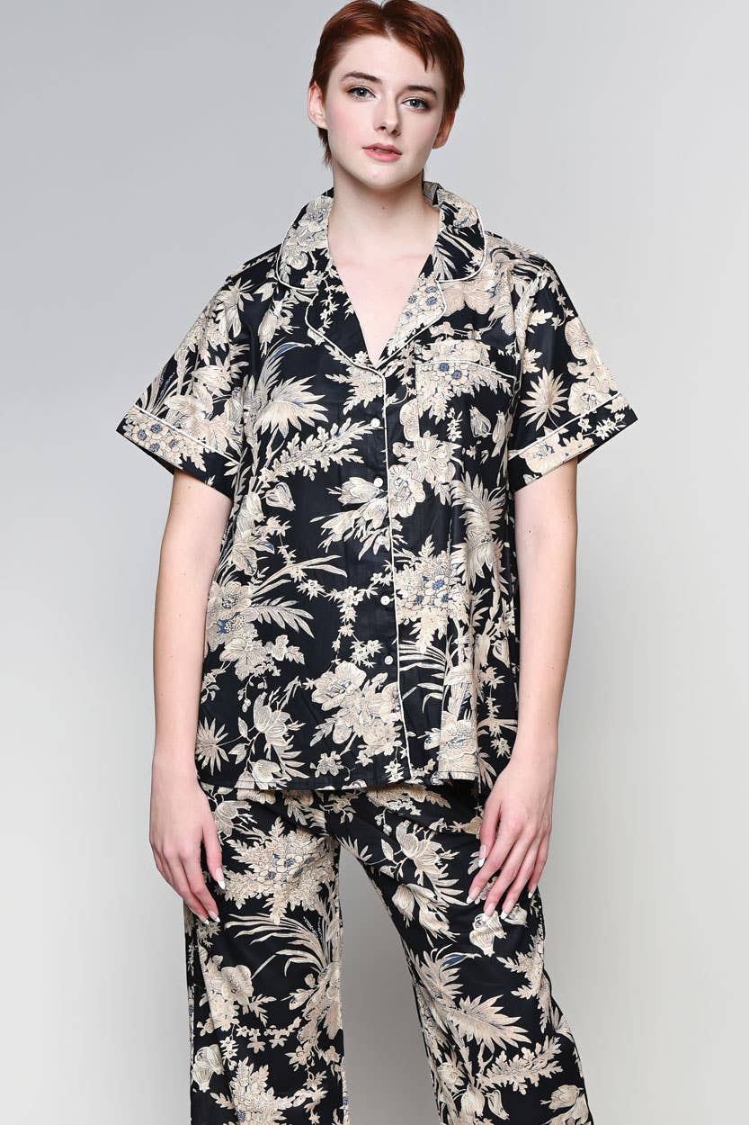 Sevya Handmade - Shanti Pajama Set: L/XL / Red & White