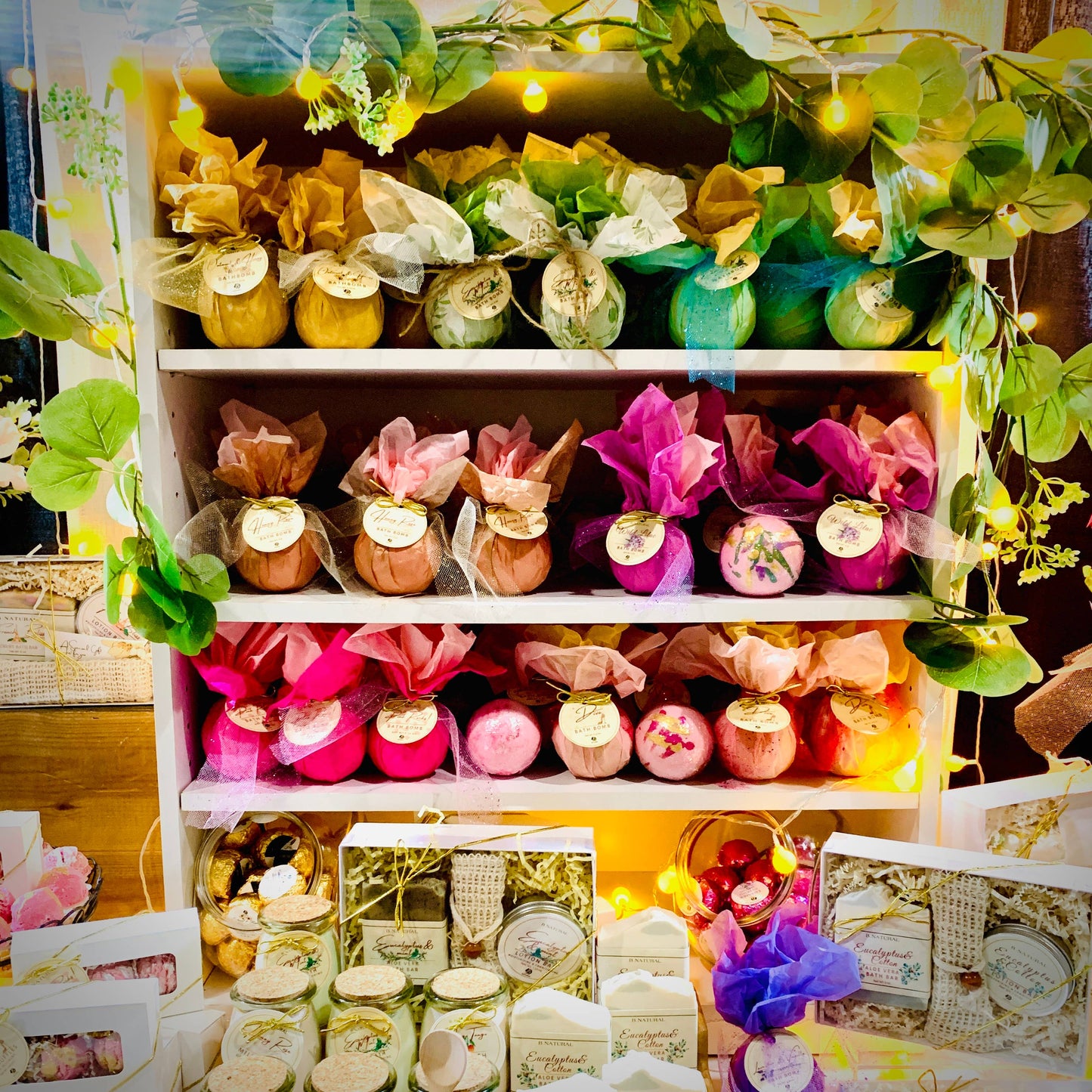 B.NATURAL - Bath Bomb | Honey Rose