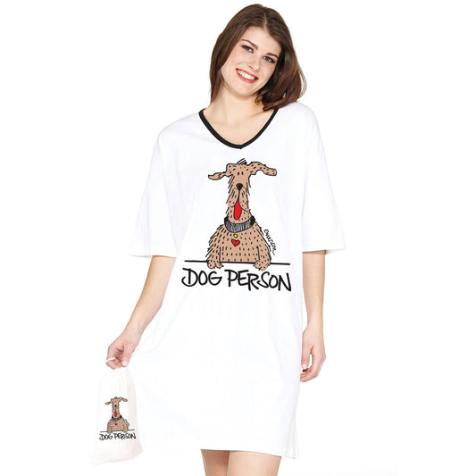 Emerson Street Clothing Co. - Dog Person, Nightshirt in a Bag