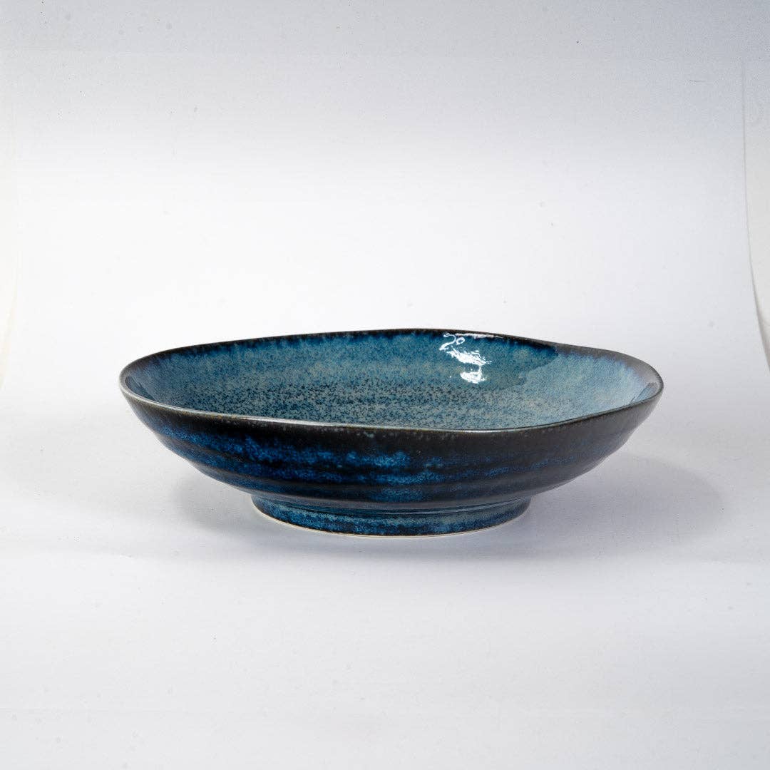 Urban Tokyo - 24oz 8.25"D Mino Ware Porcelain Deep Plate Youhenkon JP (5/30)