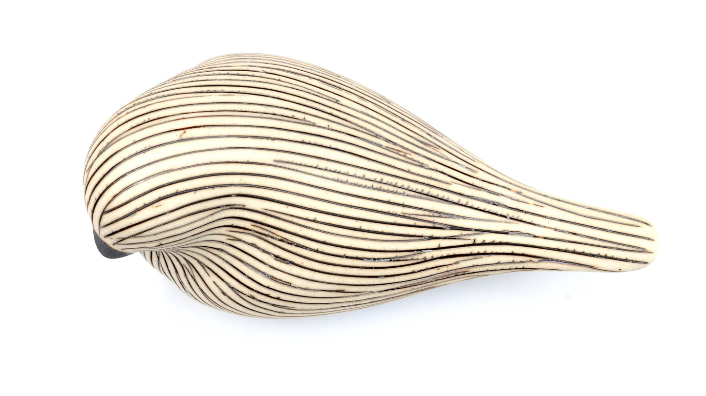 Art Floral Trading LLC - D301W1-MINI BIRD-Porcelain Ceramic Sculpture Ornament