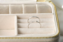 Load image into Gallery viewer, Blueyejewelry - Dainty Gold Diamond Rings - Bezel Ring - Baguette Ring: A. Bezel / Yellow Gold / 7