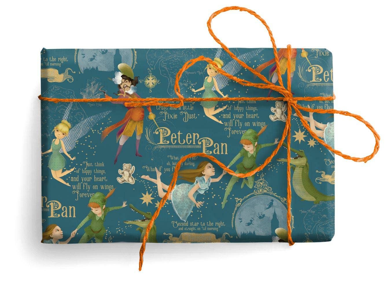 San Lorenzo Design - Florentine Wrapping Paper, Large Sheets 27.5 x 39 in.: Little Mermaid