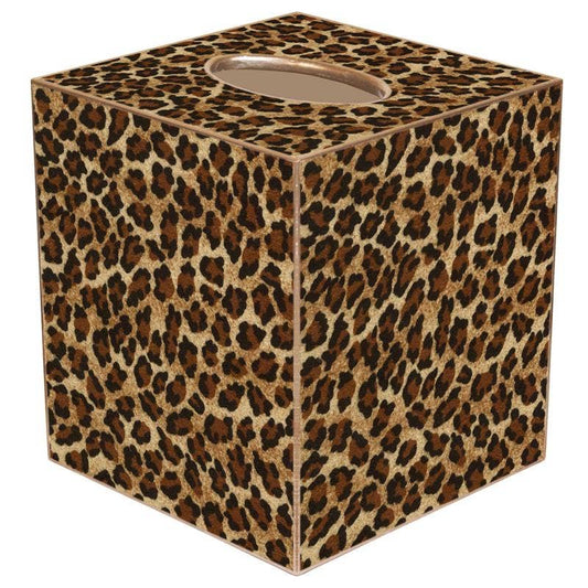 Marye-Kelley - TB374 Leopard Tissue Box Cover: Paper Mache