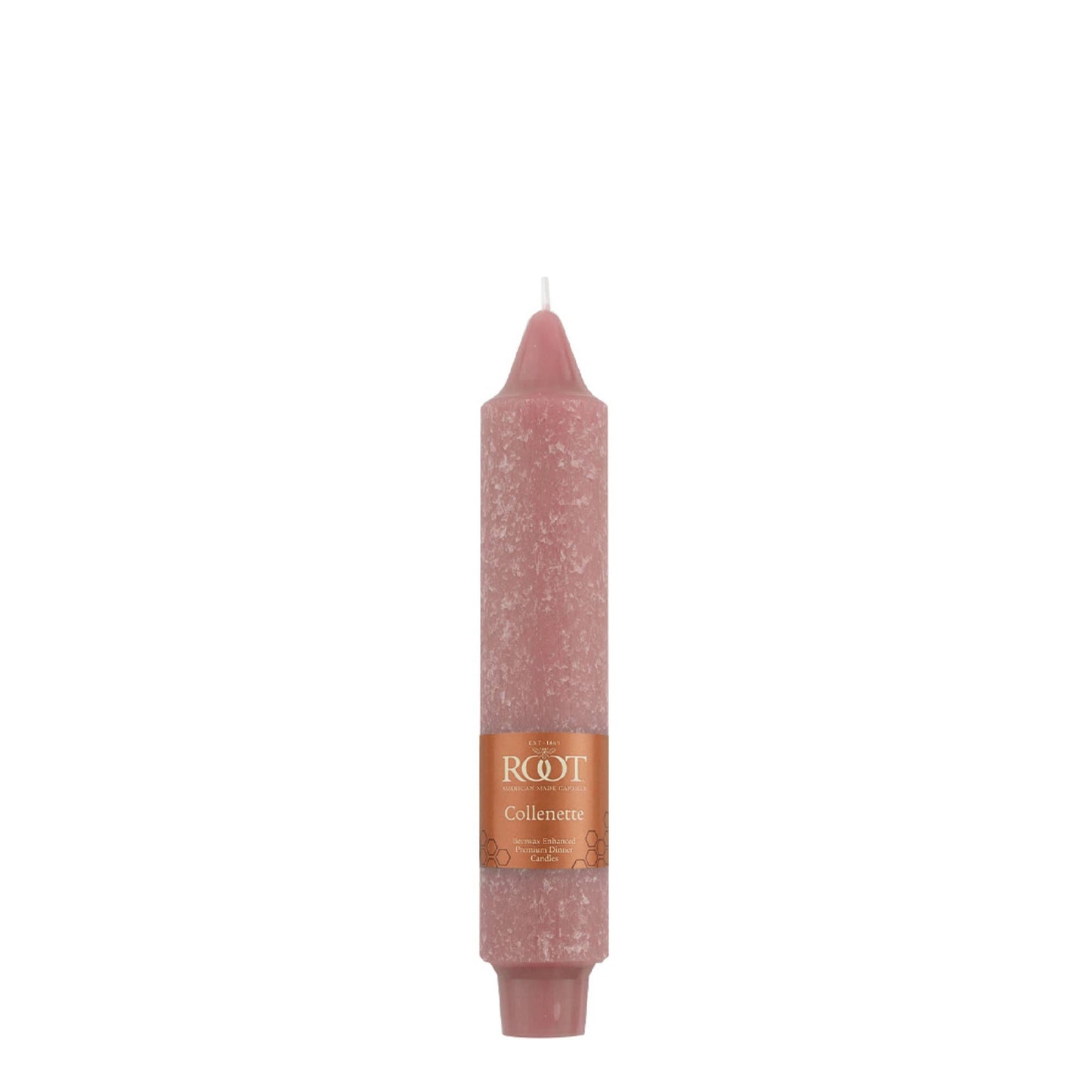 ROOT Candles - ROOT Timberline Collenette Taper Candles: Ivory / 7 inch