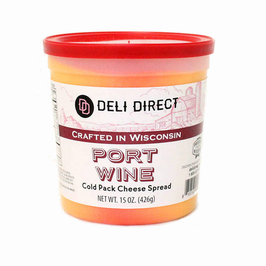 Merchandise Unlimited - Wisconsin Cold Cheese Spread 15oz: Port Wine