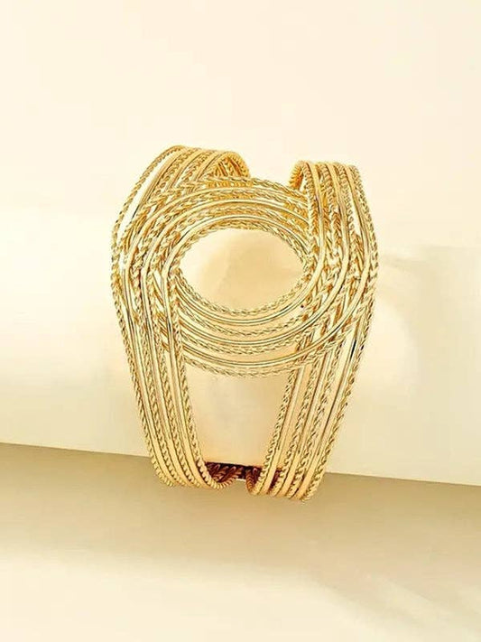 Elanora - Hollow Bracelet Accessories: GOLD / One_size