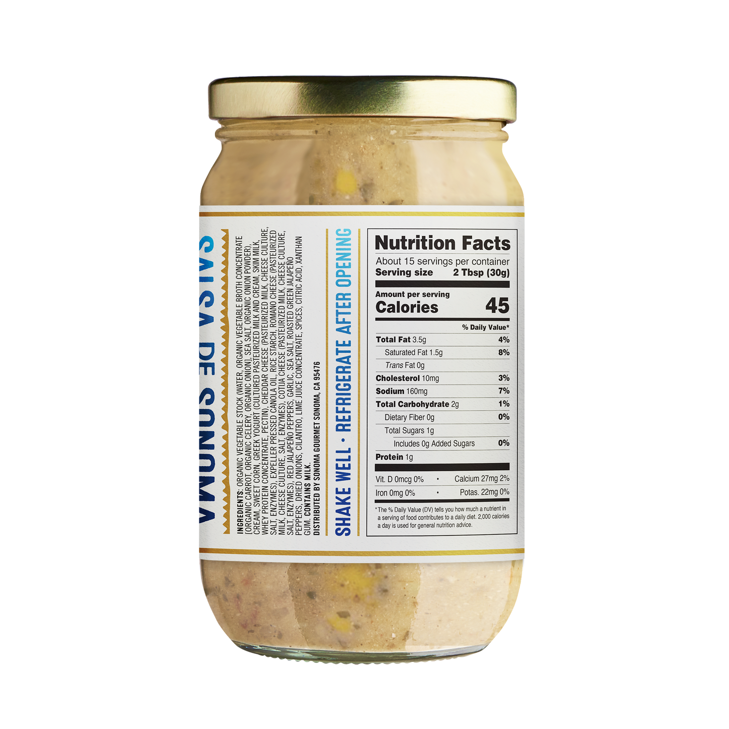 Sonoma Gourmet - Street Corn Queso: 15.5 oz