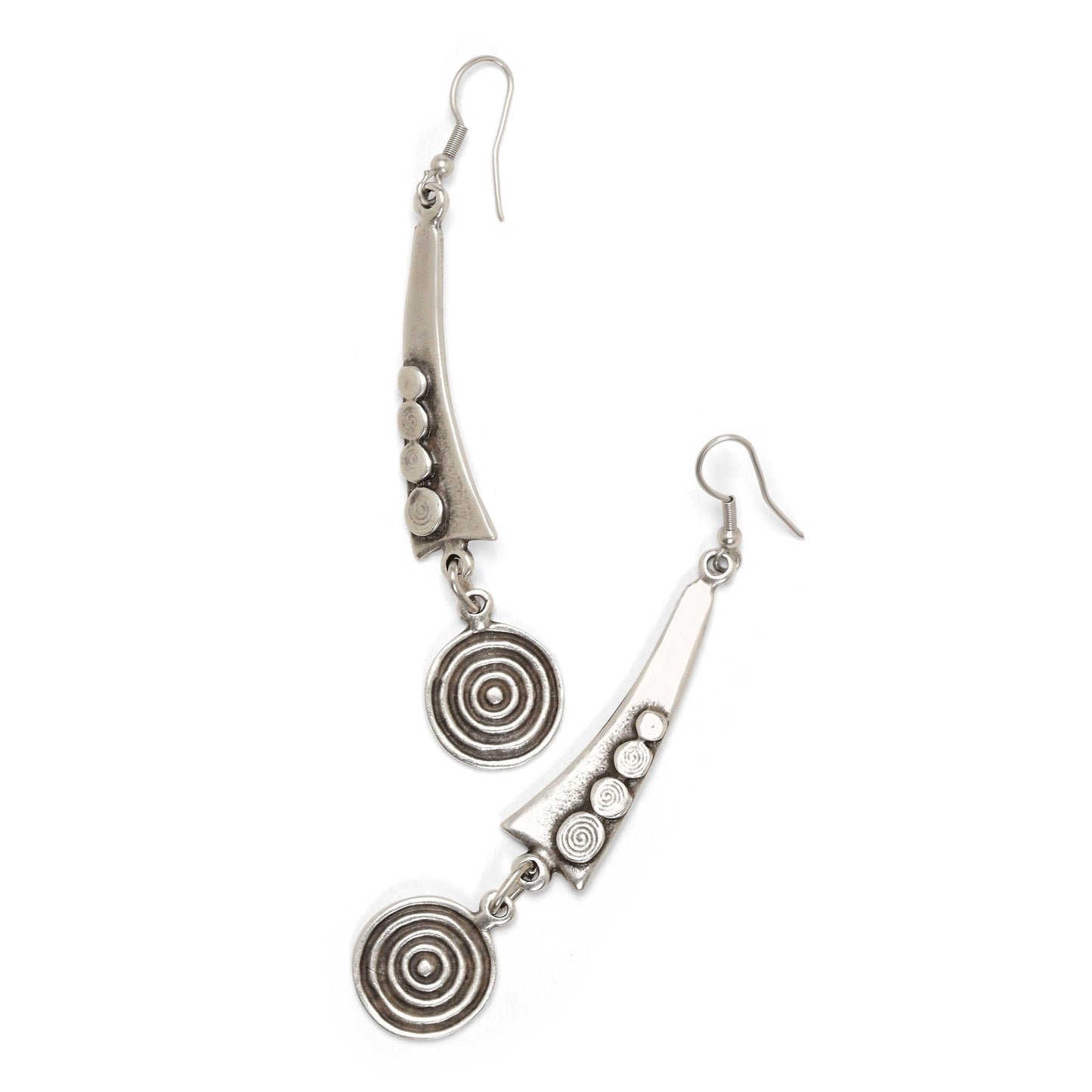 Chanour - Handmade Pewter Earings - 5069