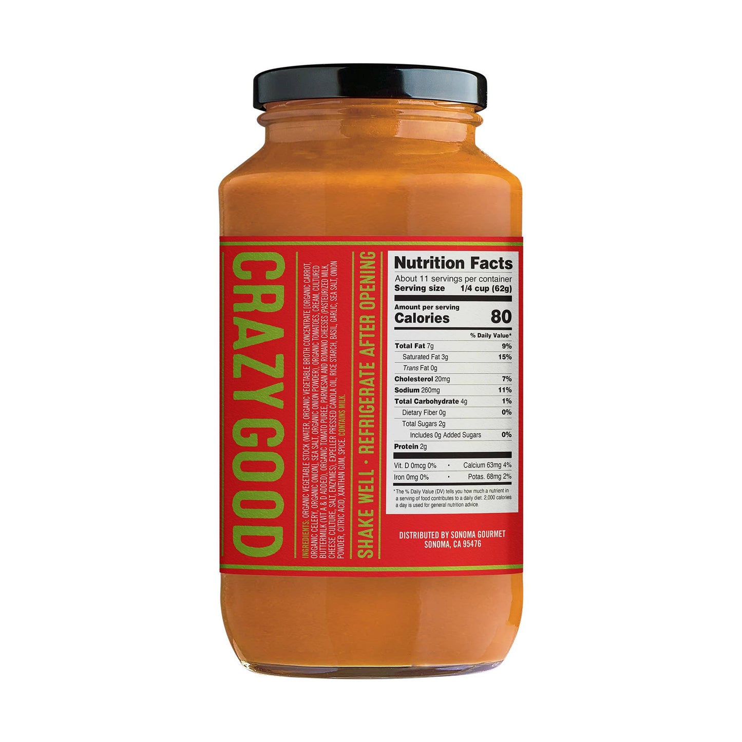 Sonoma Gourmet - Creamy Tomato Parmesan Sauce