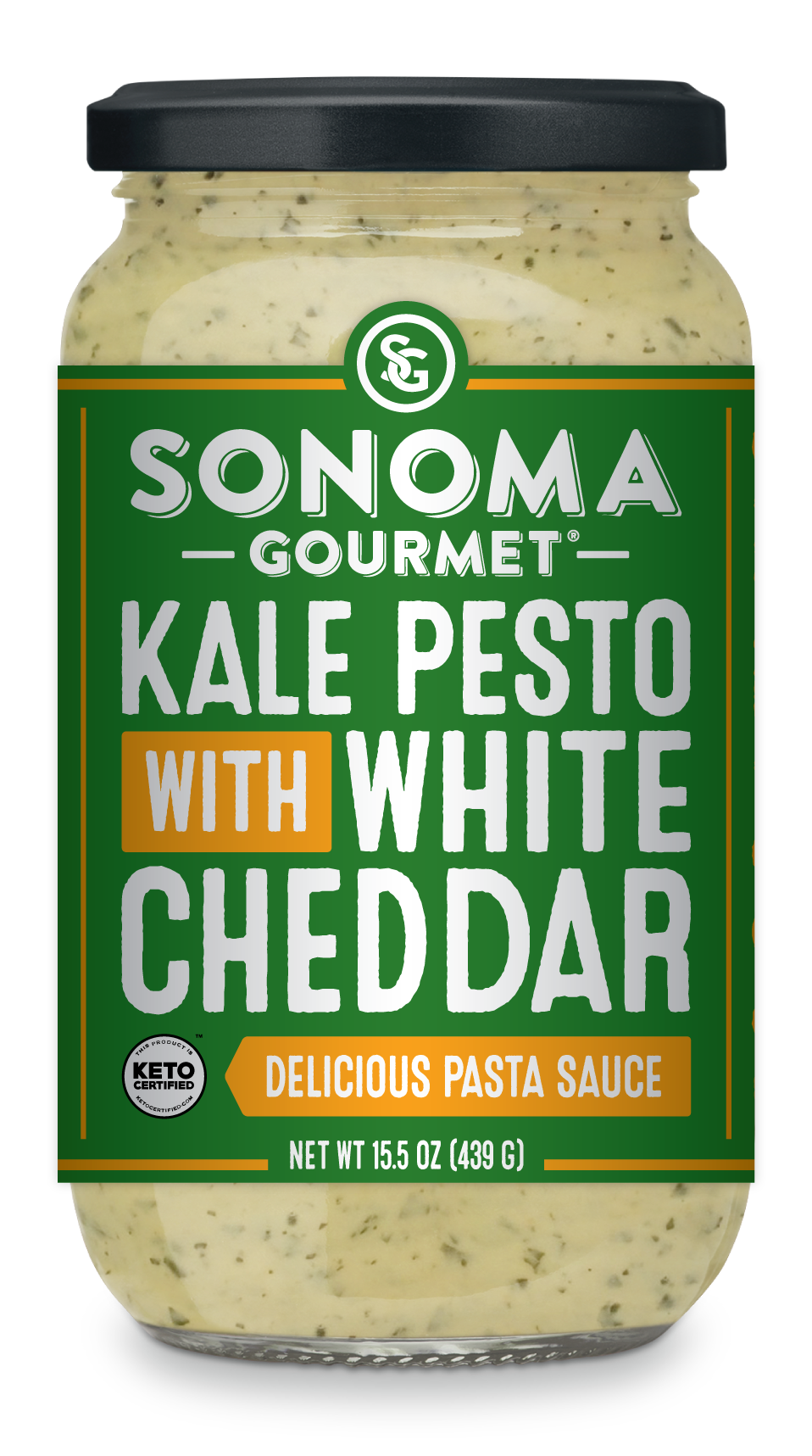 Sonoma Gourmet - Kale Pesto With White Cheddar Pasta Sauce: 25 oz