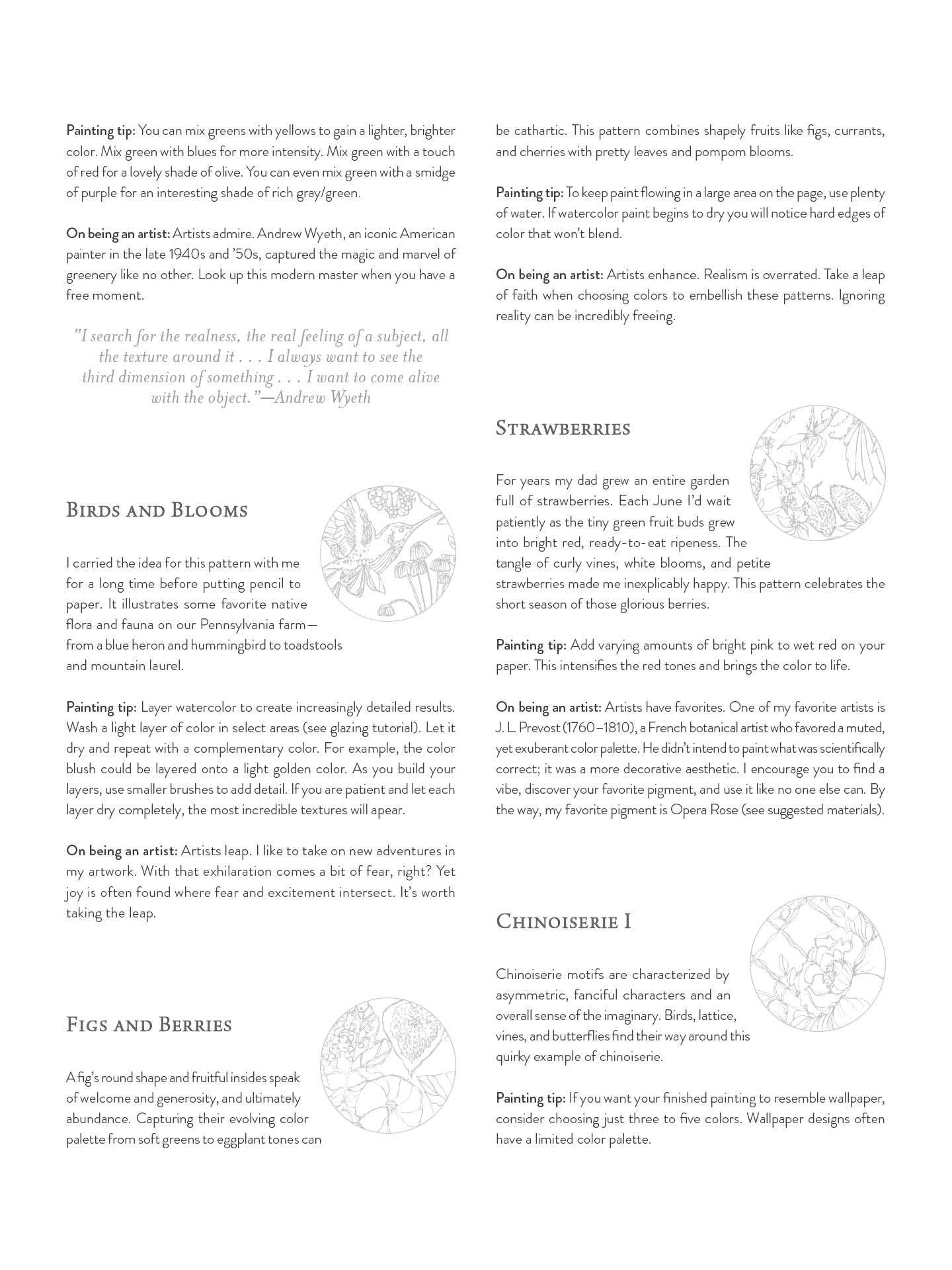 Schiffer Publishing - Painterly Days: The Woodland Watercoloring Book for Adults