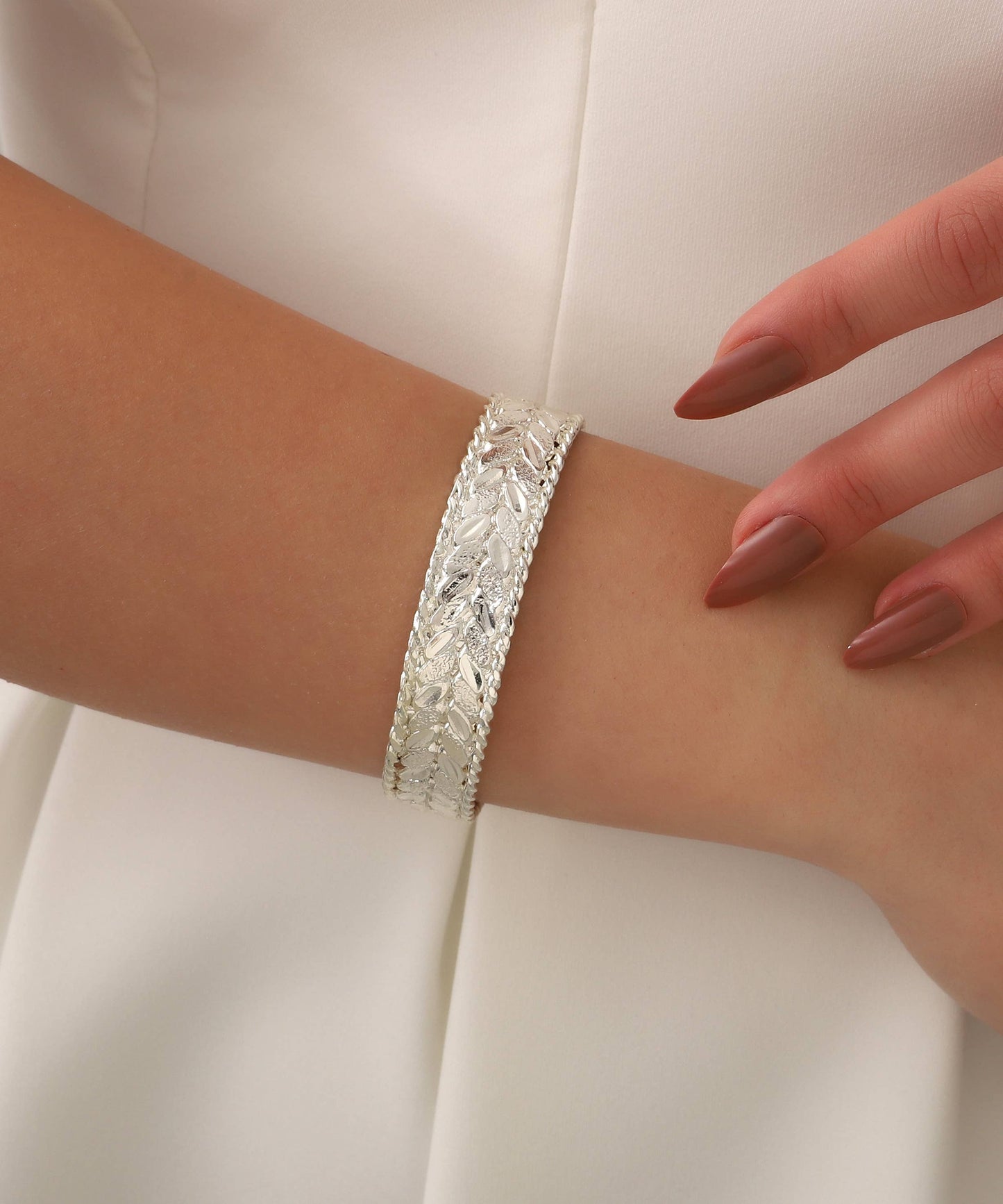 BUBU BY TEKIN SHOP - Silver Plated Women Vintage Style Bracelet