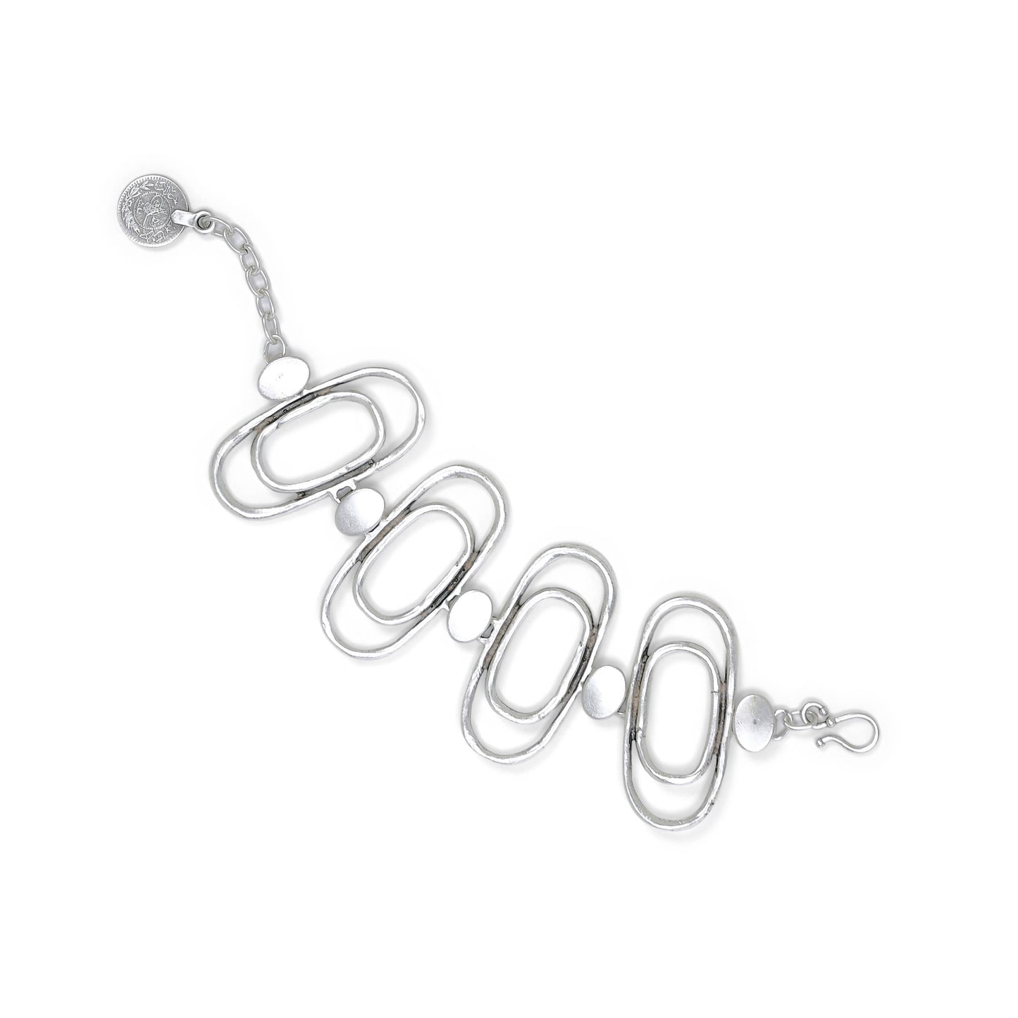 Chanour - Handmade Pewter Bracelet - 24-239