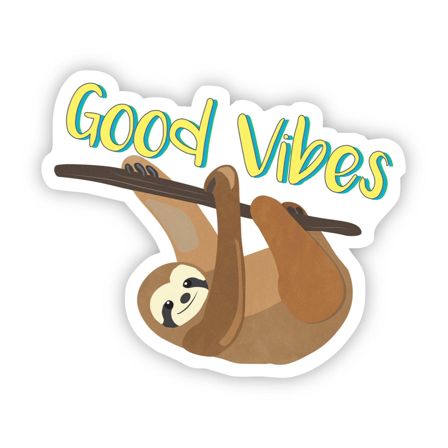 Big Moods - Good Vibes Sloth Sticker