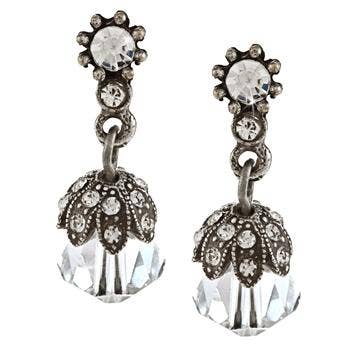 Sweet Romance Jewelry - Pearl or Crystal Wedding Earrings: PR - Pearl