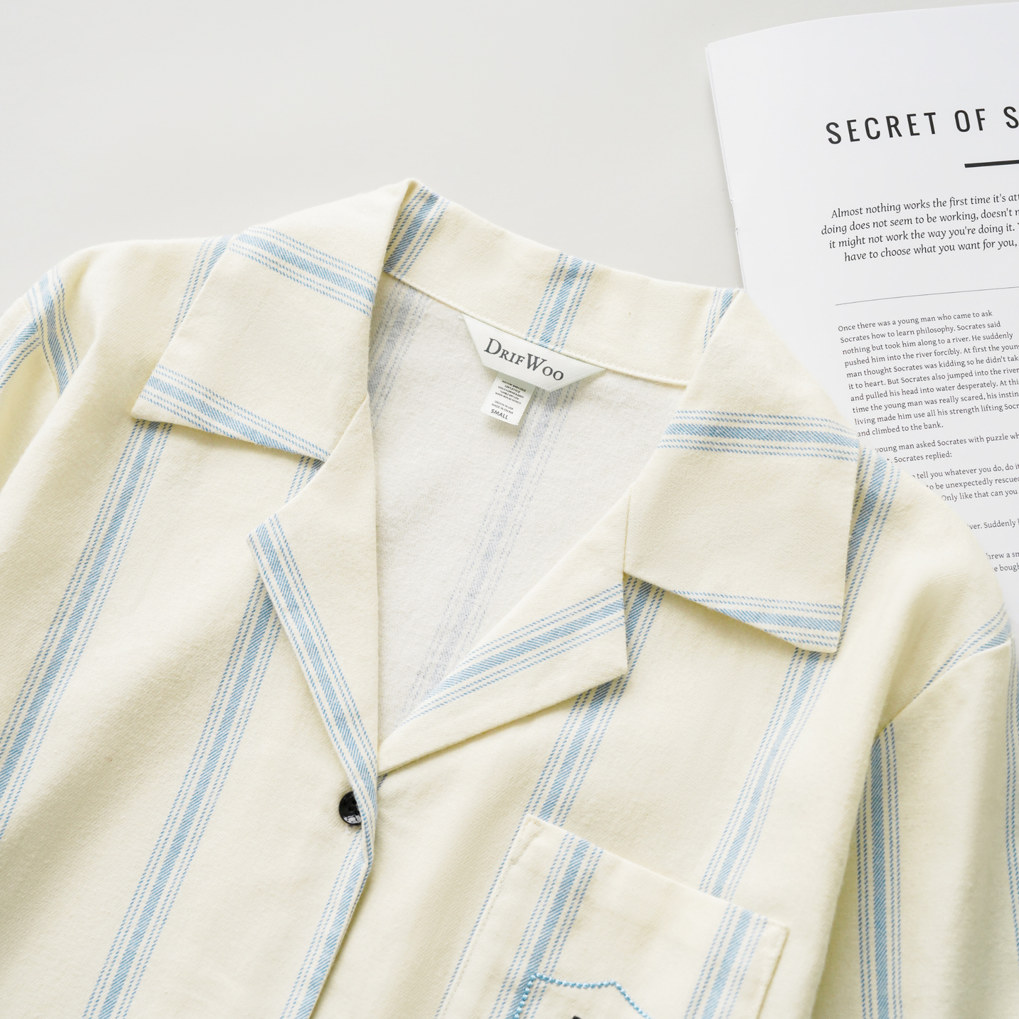 DrifWoo - Cotton Striped Loungewear Set – Comfortable & Warm: M