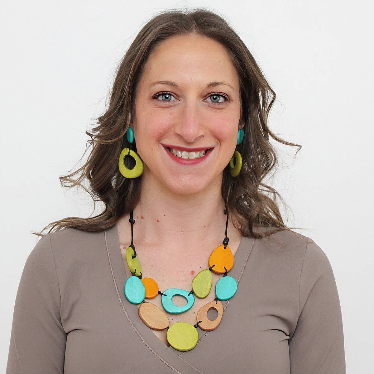 Sylca Designs - Multi-Color Dancing Tango Double Strand Necklace