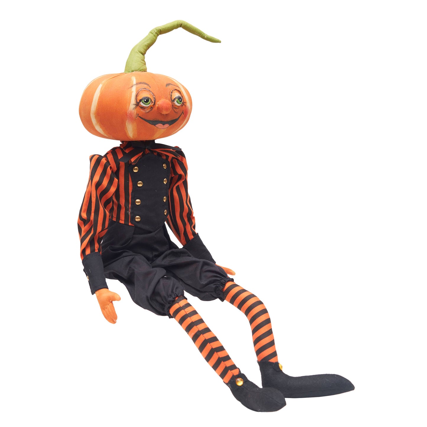 C&F Home - Pascal Pumpkin Gathered Traditions Art Doll