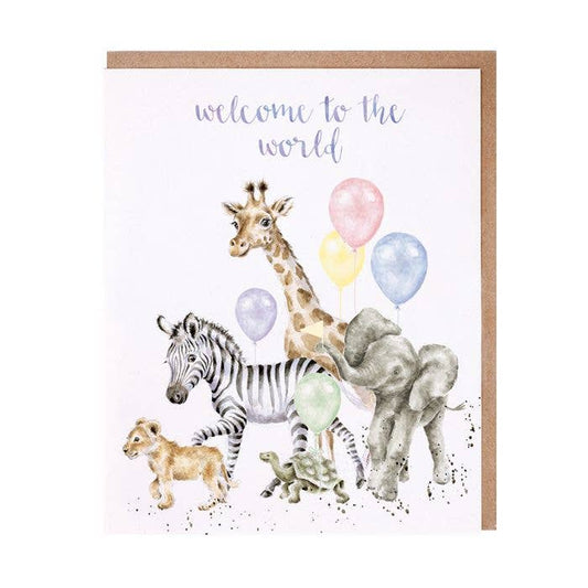 Wrendale Designs - Welcome To The World - Single Card