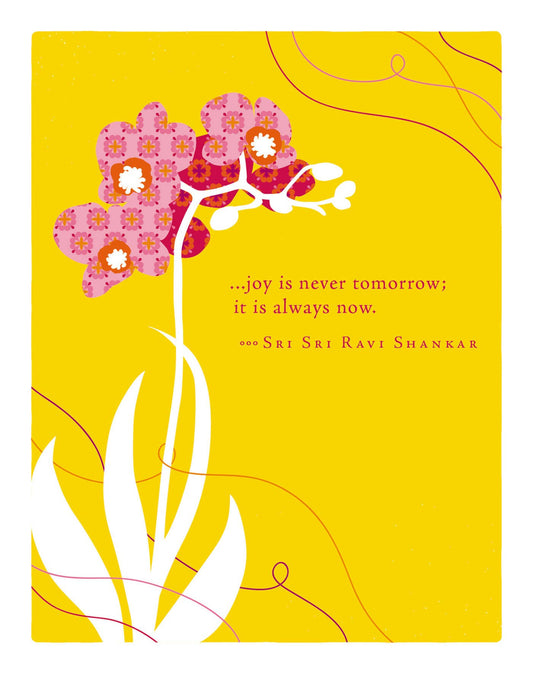 Penguin Random House LLC - PGGC: Birthday - Joy is never tomorrow, it is always now