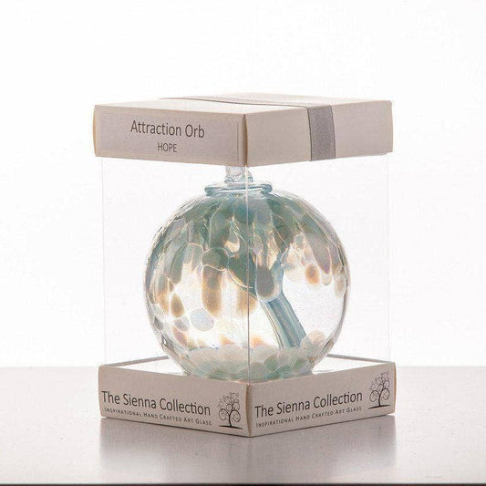 Sienna Glass - 10cm Attraction Orb - Hope