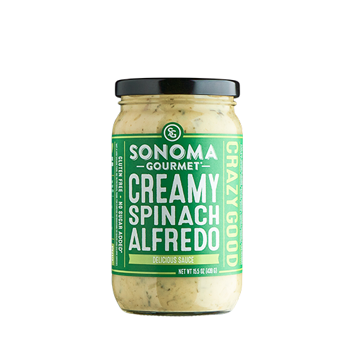 Sonoma Gourmet - Spinach Alfredo Pasta Sauce: 15.5 oz