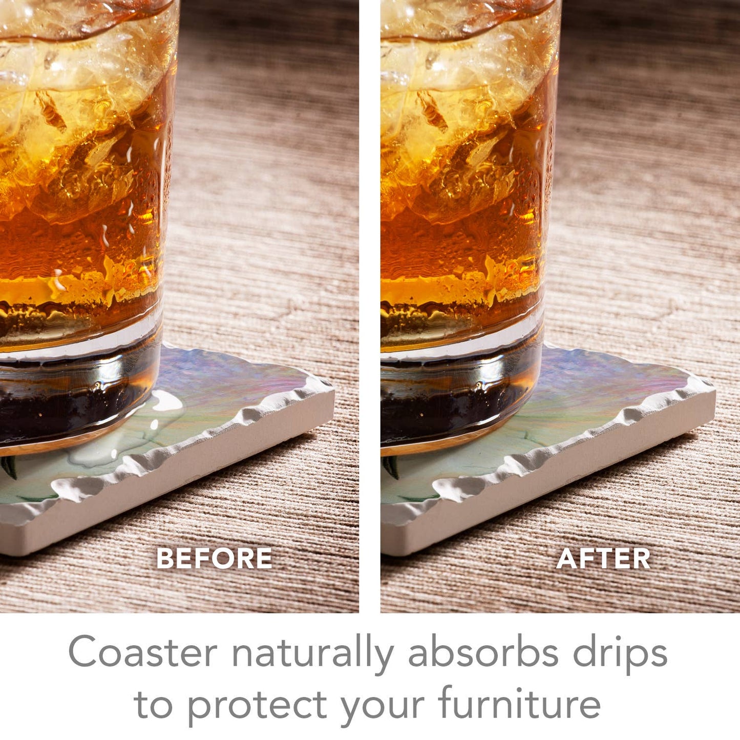 CounterArt/Highland Home/Thirstystone - Nature's Gift Of Feathers - 4Pk Asstd Image Coaster Set