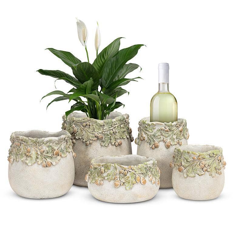 Abbott - Oak Leaves & Acorns Vase/Cooler