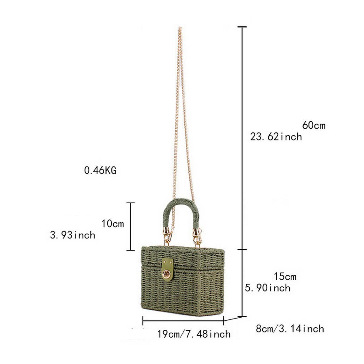 ACCITY - DUAL-PURPOSE LEISURE PAPER ROPE WOVEN BAG_CWAB4713: Beige / (OS) 1