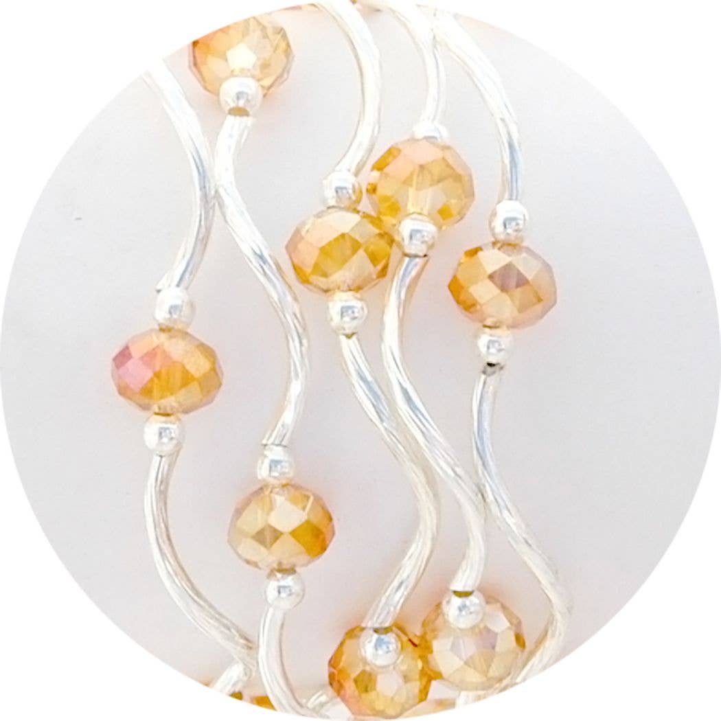 My Fun Colors - Fashion Stretch Bracelets Select from 91 Color Styles: Peridot