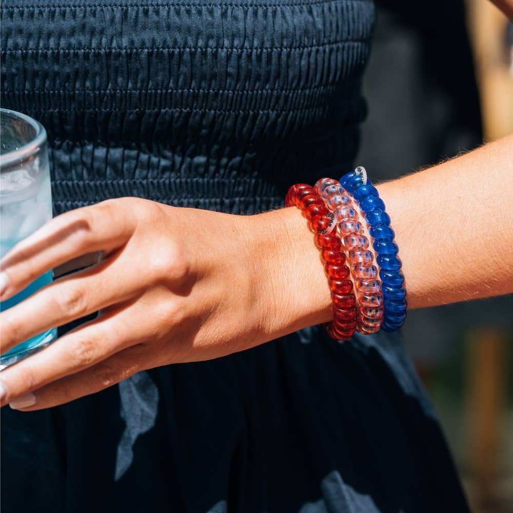 TELETIES - Patriot Pop Large Hair Ties