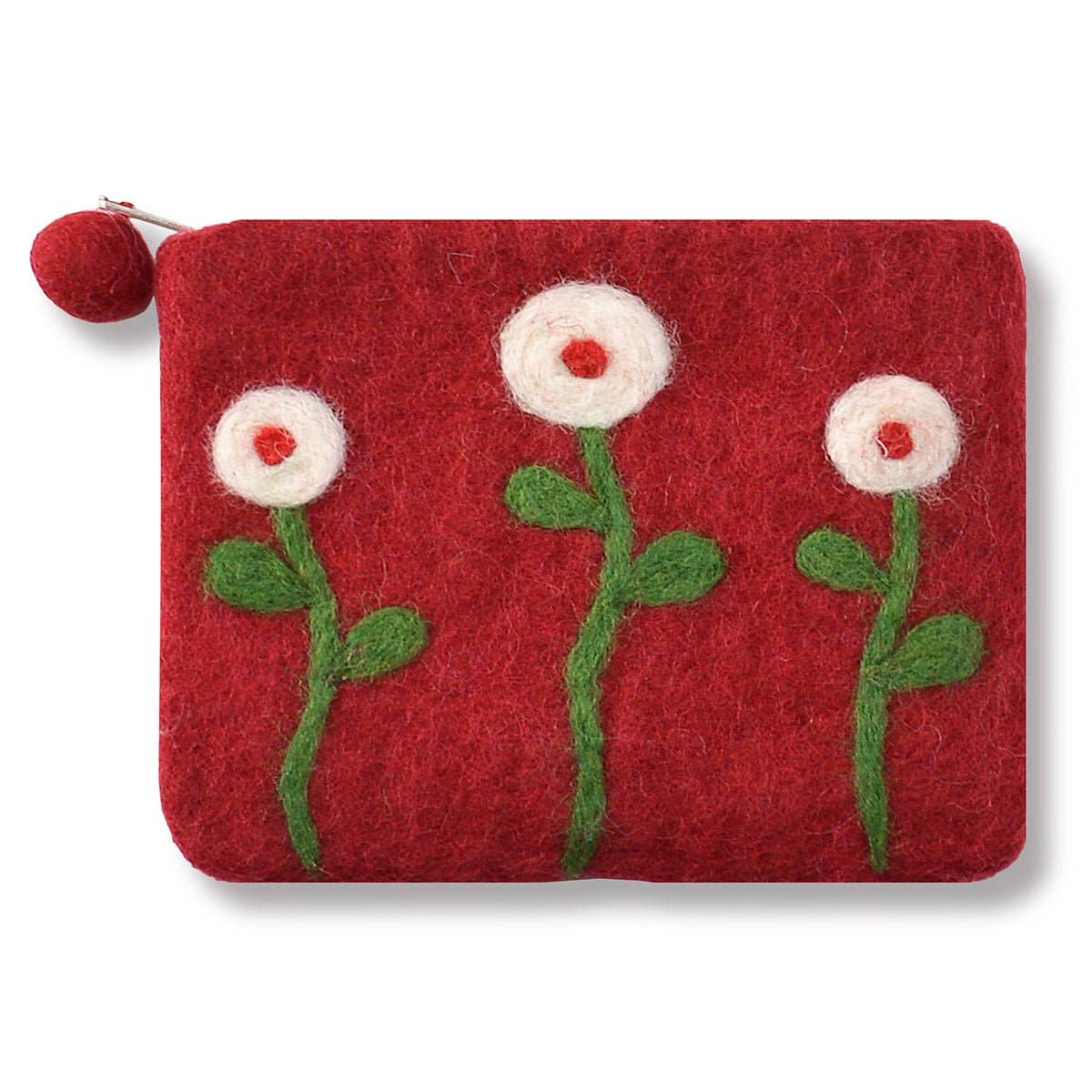 BNB Crafts Inc. - Three Needle Flower Coin Purse: Pink