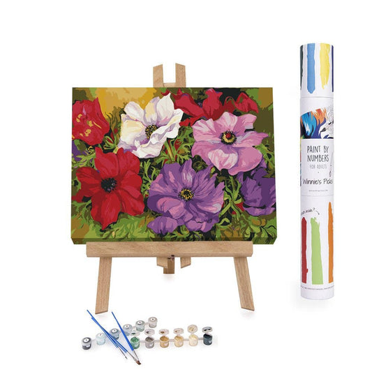 Winnie's Picks - Anemones - Flowers eco-friendly craft kit - Christmas 2024 Gift