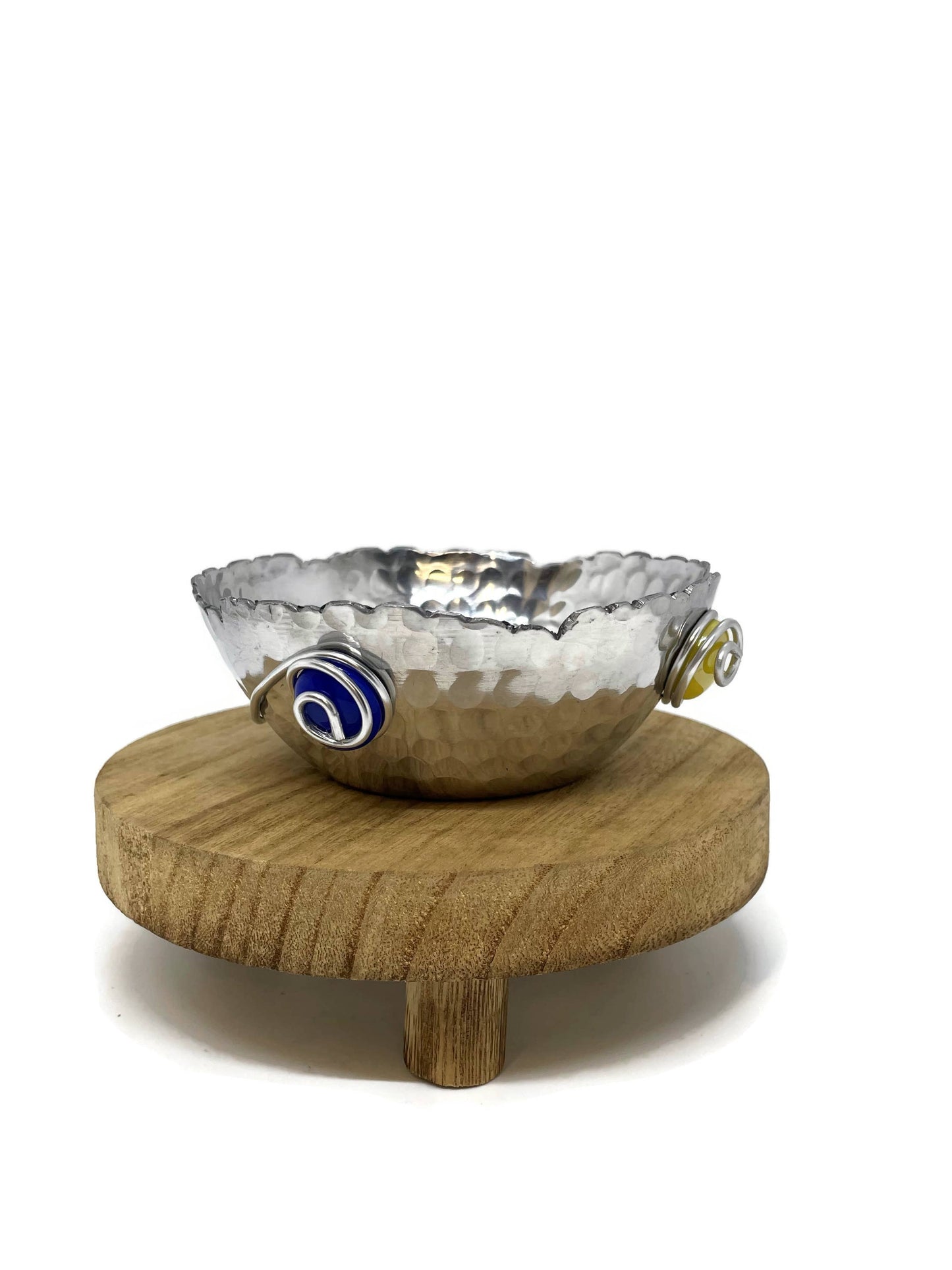 Swiddles Inc - Wire Wrapped Small Bowl: Neutral