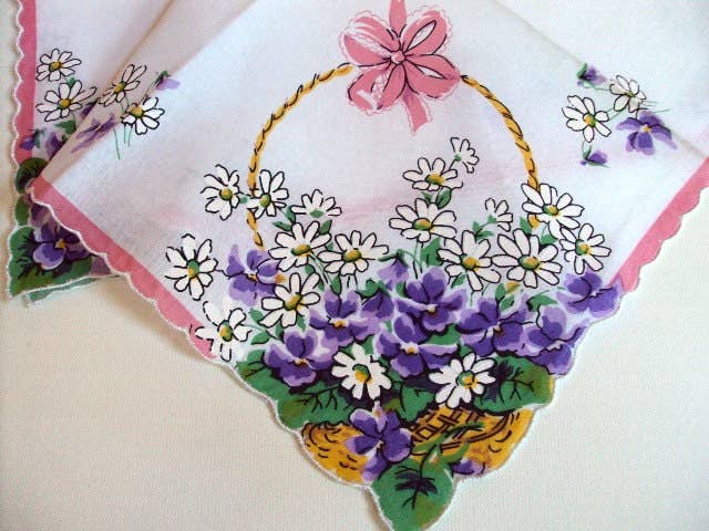 MOMENTS IN THYME - Victorian Elegance Keepsake Hanky Card: Clear Sleeve