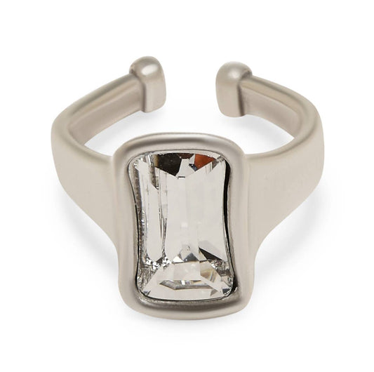 Chanour - Handmade Simon Brass Ring In Silver Plated - NR6090