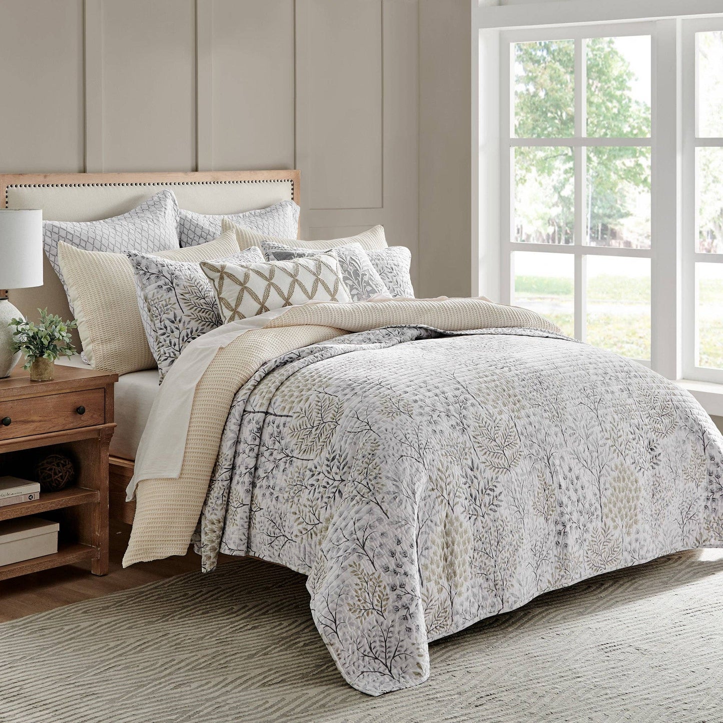 Levtex Home - English Forest Euro Sham Set of 2: Natural
