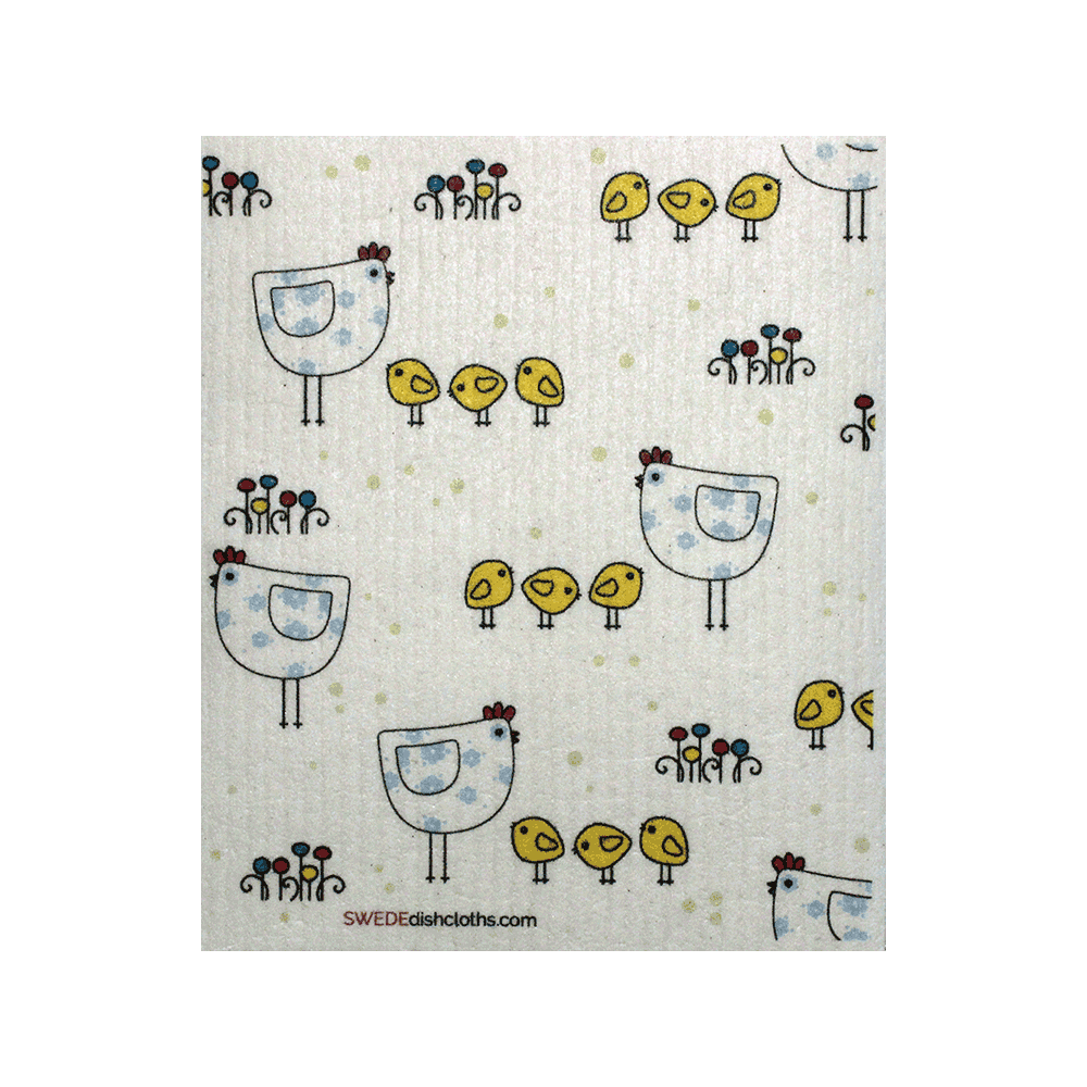 SWEDEdishcloth - Chicken Family