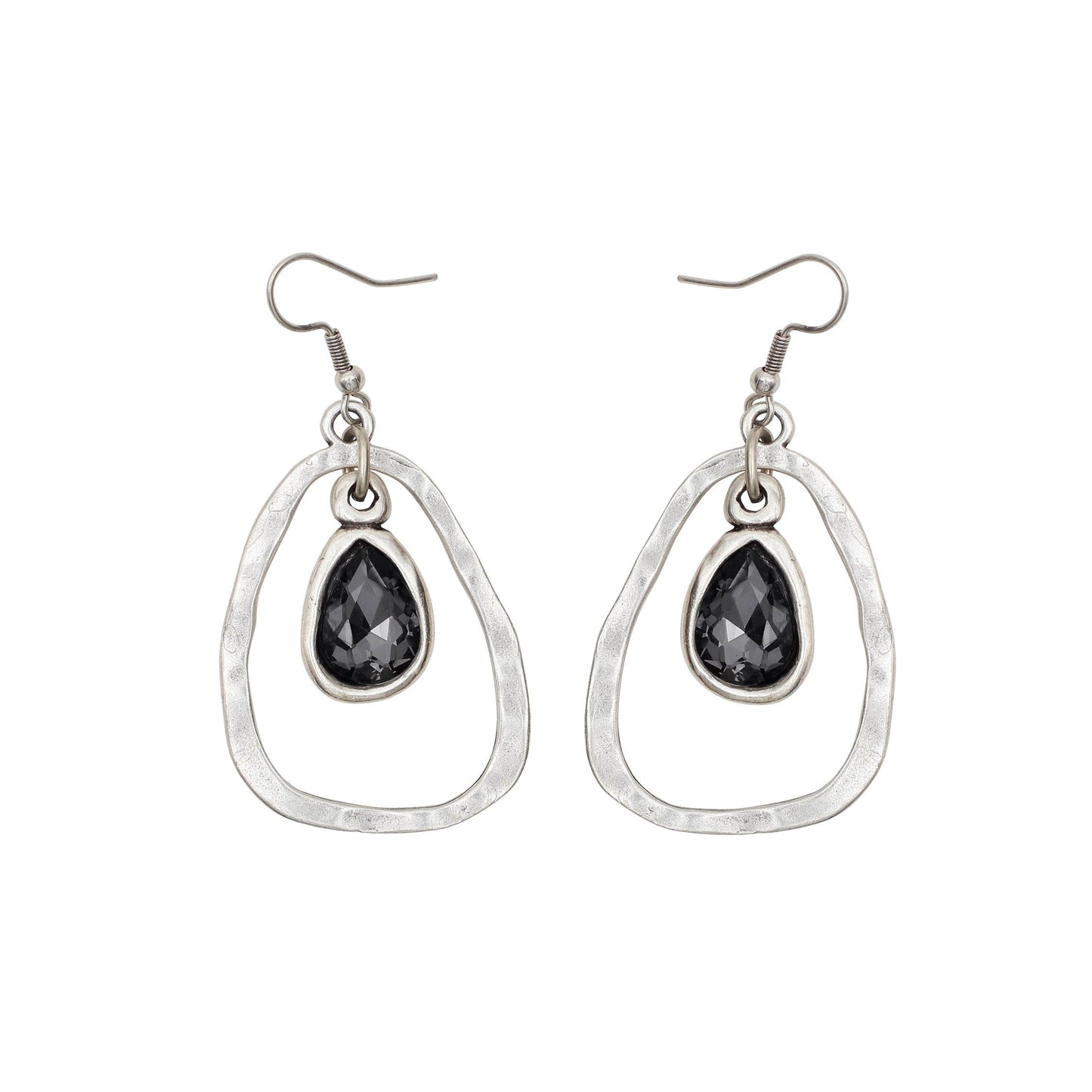 Chanour - Handmade Pewter Earrings - NE1560