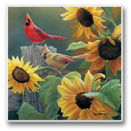 CounterArt/Highland Home/Thirstystone - Take Flight 9 Single Absorbent Stone Tumbled Tile Coaster