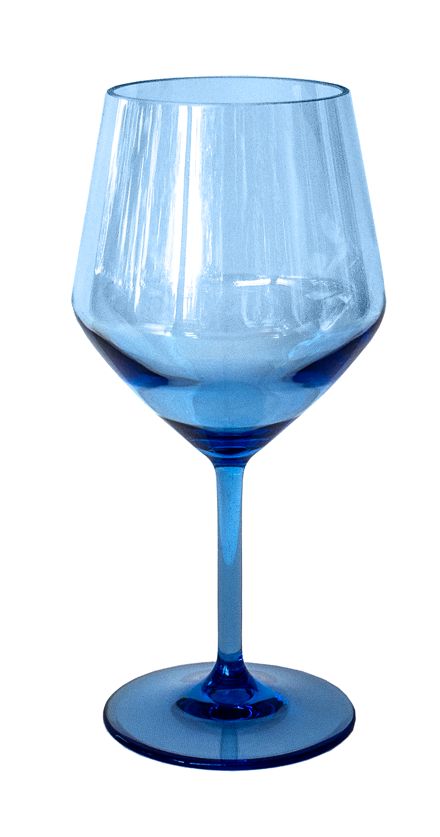 TarHong - Angle Goblet Collection, Acrylic, 23 oz: Blue