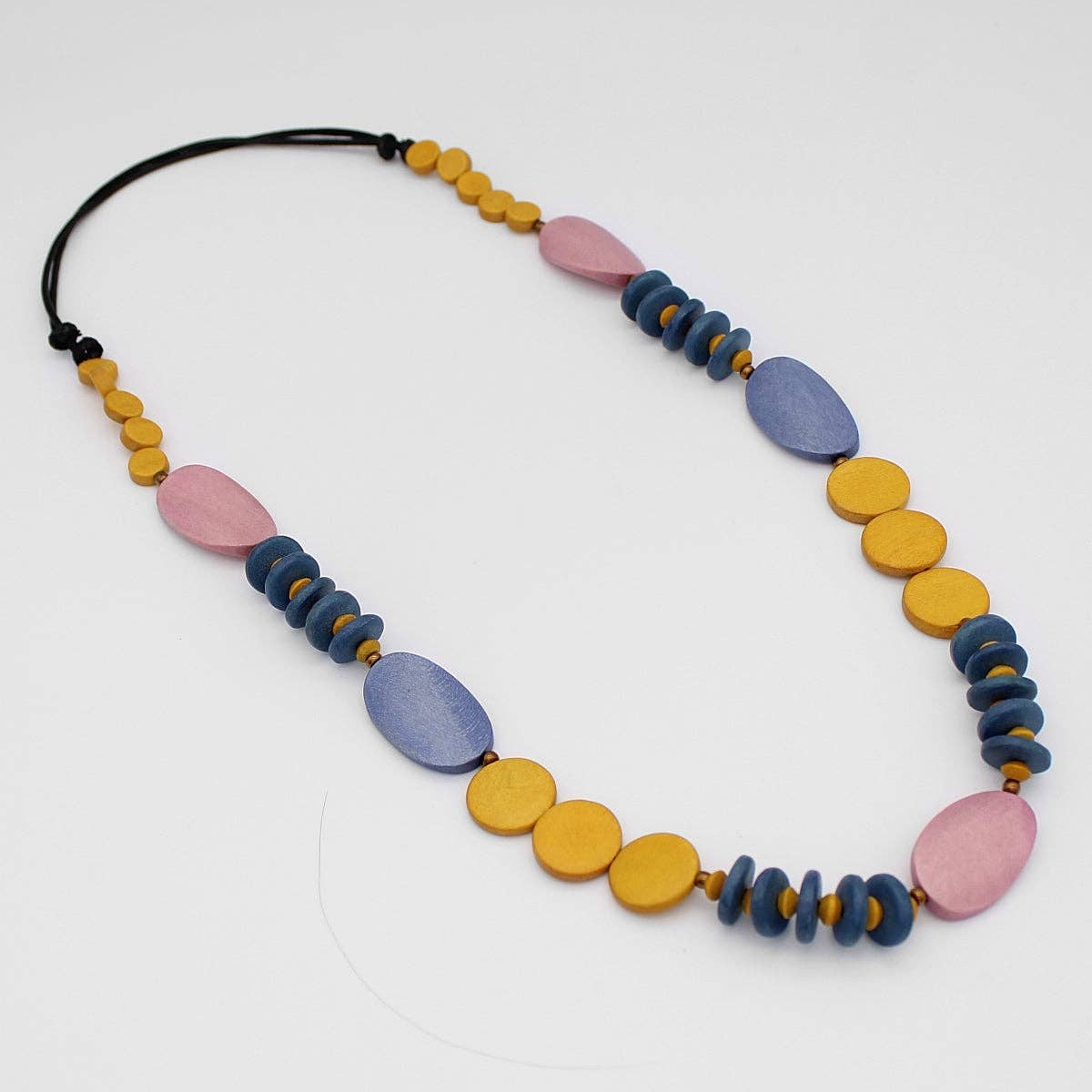 Sylca Designs - Multi-Color Wooden Tiggy Necklace