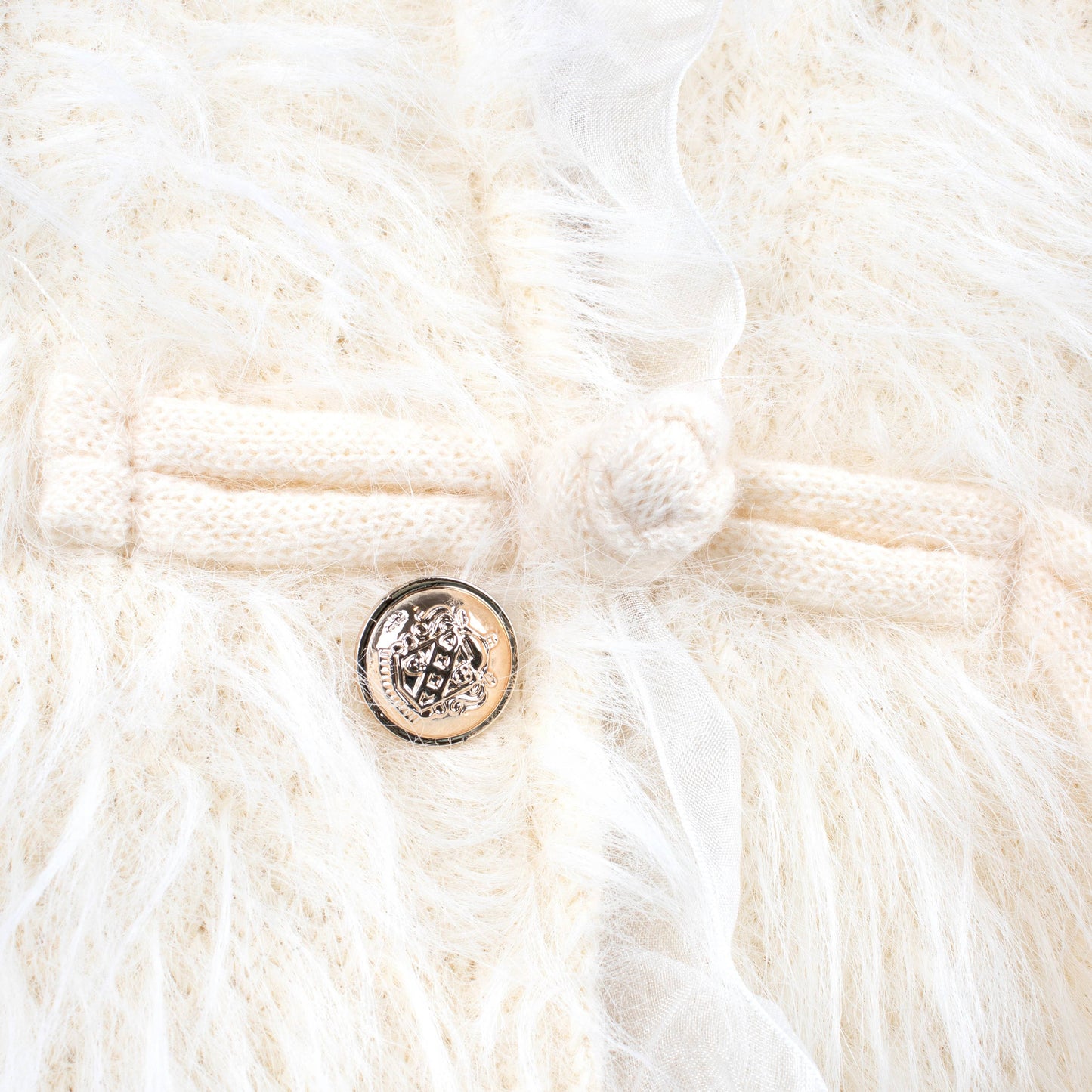 PEACH ACCESSORIES - Delicate and Dreamy Snow Petal Cardigan SK133: Blush
