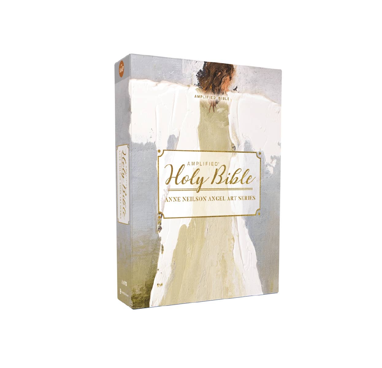 HarperCollins Christian Publishing - Amplified Holy Bible Anne Neilson Angel Art Leathersoft