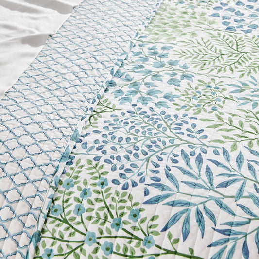 Levtex Home - English Forest Quilt Set: Green / Full/Queen